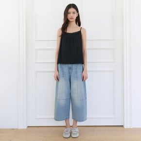 네크 레이스 슬리브리스 블라우스 T264MBL290W