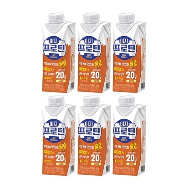 이지프로틴 당제로 시리얼 드링크 250ml X6개