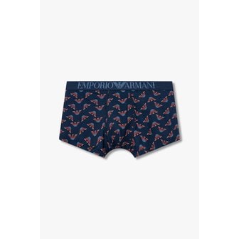 EMPORIO ARMANI 남성 로고 밴딩 패턴드 폴리 드로즈(0815112048)
