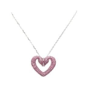 24 FW 스와로브스키 Una heart charm necklace 5631931 TP429452198