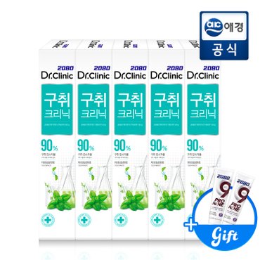 2080 닥터크리닉 구취140g x 5개 + 50g 증정 2개