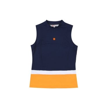 ONOFF [온오프골프웨어] 여성 절개 나시 OF9803LA_NAVY
