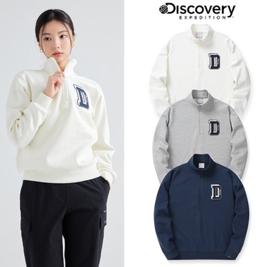 [24S/S] 디스커버리 DXMT13041 남성 여성 공용 바시티 앰블런 반집업 맨투맨 티셔츠