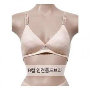 꿀땡 몰드 플라워 인견브라 인견 B컵