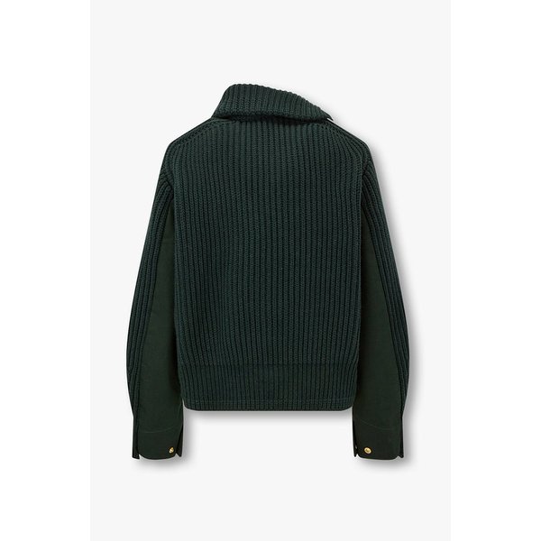 [CARHARTT WIP] 여성 코튼 믹스 니트 블루종 (그린) 6415301704000