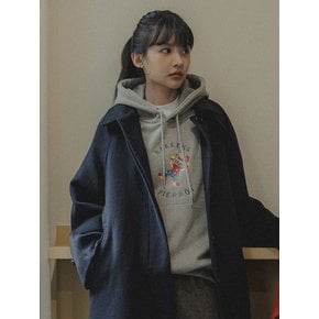 Pierrot 후디 BK6985_멜란지그레이