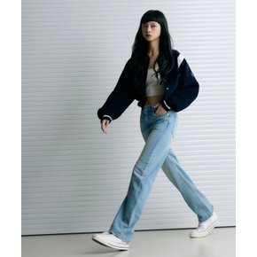 코듀로이 바시티 테디 자켓