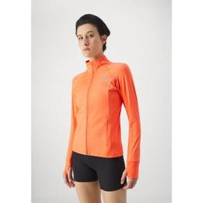 4765702 DKNY BALANCE COMPRESSION ZIP UP THUMB HOLES - Training jacket hot coral