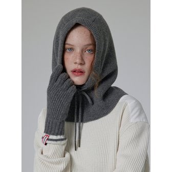 헌터 [WOMEN] 에센셜 니트 바라클라바 - 차콜 HDW0001CHZCHC