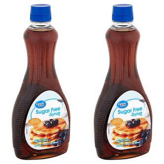  그레이트밸류 팬케이크 시럽 Great Value Sugar Free Syrup 24oz 2개