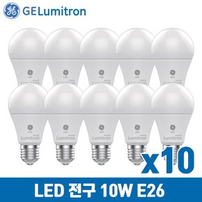 GE루미트론 LED 알뜰 전구 10W E26 x 10개
