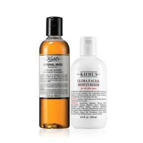 머스크 바디 클렌저 250ml + 울트라 훼이셜 모이스처라이저 250ml
