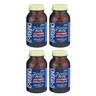  ORIHIRO 오리히로 오메가 3 피쉬 오일 180정 4통