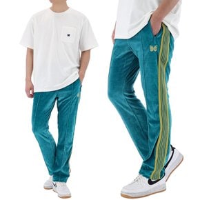 국내배송 24SS 니들스 내로우 트랙 팬츠 OT235 BLUEGREEN