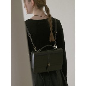 CLASSIC LOGO HALLIE BACKPACK [BLACK - PLAIN]