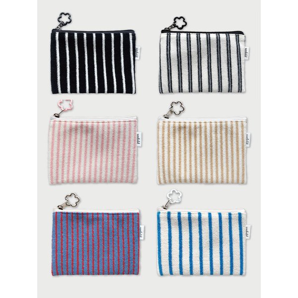 플랫 테리파우치 스몰 1P 골라담기 Flat Terry Pouch _Small (6colors)