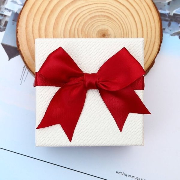 주얼리 케이스 리본상자(화이트+레드) (WFHN6FW)