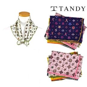 TANDY 주얼플라워 손수건 스카프