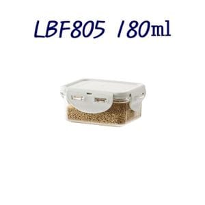 오너클랜 락앤락 비스프리 스테커블 직사각 180ml LGRY LBF805