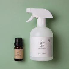 맑고맑은 편백 스프레이 탈취제 500ml + 편백오일10ml