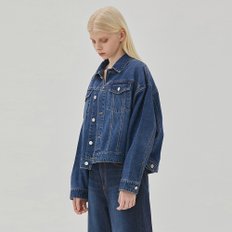 DOLMAN SLEEVE OVERSIZE DENIM JACKET INDIGO