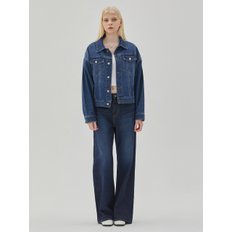 DOLMAN SLEEVE OVERSIZE DENIM JACKET INDIGO