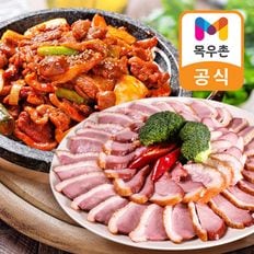 목우촌 허브갈릭 훈제오리 슬라이스 210g × 4팩(소스 2봉)오리주물럭 250g..[28062283]