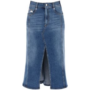 [알렉산더 맥퀸] Womens Skirt 780574 QMACL WORN WASH