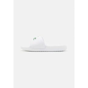 5198247 Lacoste CROCO 1.0 - Mules white/green