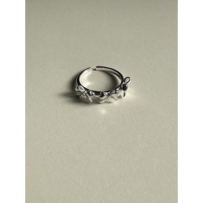 [925silver] Triple ribbon ring