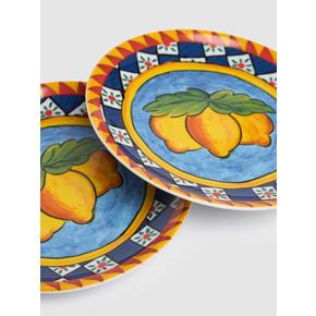 [해외배송] 돌체 앤 가바나 셋 오브 2 LIMONI CARRETTO FRUIT PLATES B0061210983