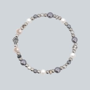 SBP.3B shell multi pearl beads bracelet(700100)