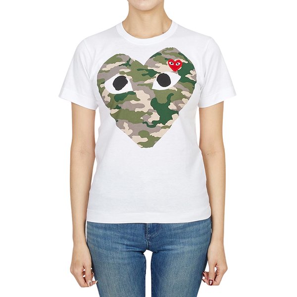 [부산점] 카모플라주하트 여성 반팔티셔츠 AZ T241 051 1