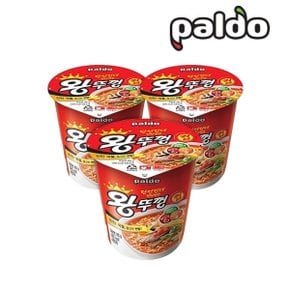 왕뚜껑 컵 65g x 3개