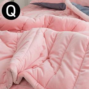 해피니 빌리 리버서블 극세사 차렵이불 퀸 Q (핑크) (S12507501)