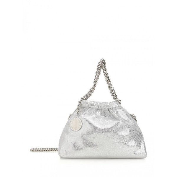 스텔라 맥카트니 여성 미니 Falabella 숄더 백 7B0144WP0301 8101 실버 /15