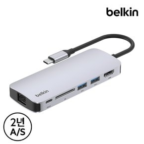 6in1 C타입 멀티허브 HDMI 2.0 4K 60Hz AVC008fq