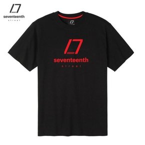 [SEVENTEENTH] STAN LOGO TEE - BLACK RED