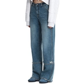 Archive Destroyed Denim Pants  (Light Blue)