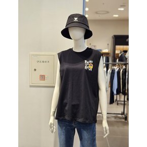 [클라이드] 여성 레터링 민소매 티셔츠 FOBTS742F
