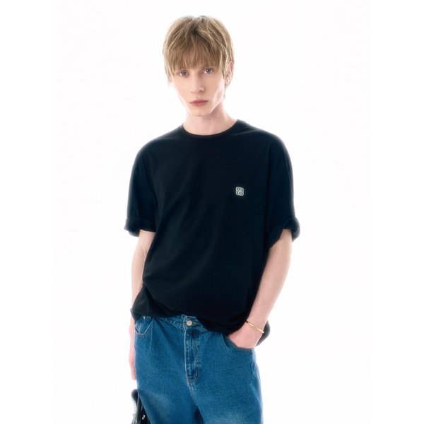 SIGNATURE WAPPEN LOGO T-SHIRT BK