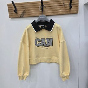 봄신상 주니어라인  요코카라배색크롭맨투맨 R2418T169_SH