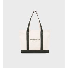 공식 온라인 Serif Logo Two Tone Tote 남여공토트백 SRB4AC212KK