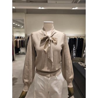 지고트 [파주점] 글리터 타이 브이넥 풀오버 니트 JS2B1PO511