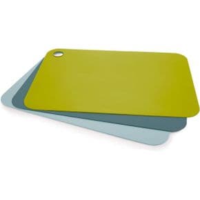 영국 조셉조셉 도마 Joseph 듀오 Set of 3 Double-Sided Colour Coded Chopping Board Mat Flexi