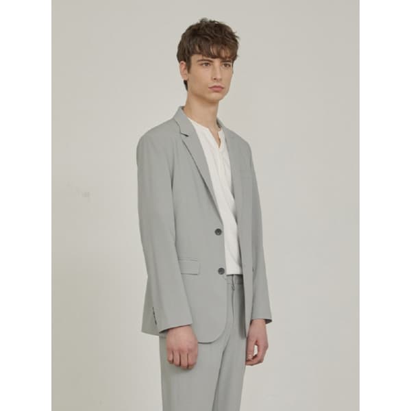 남성 쿨맥스 싱글 재킷 (LT-GREY)