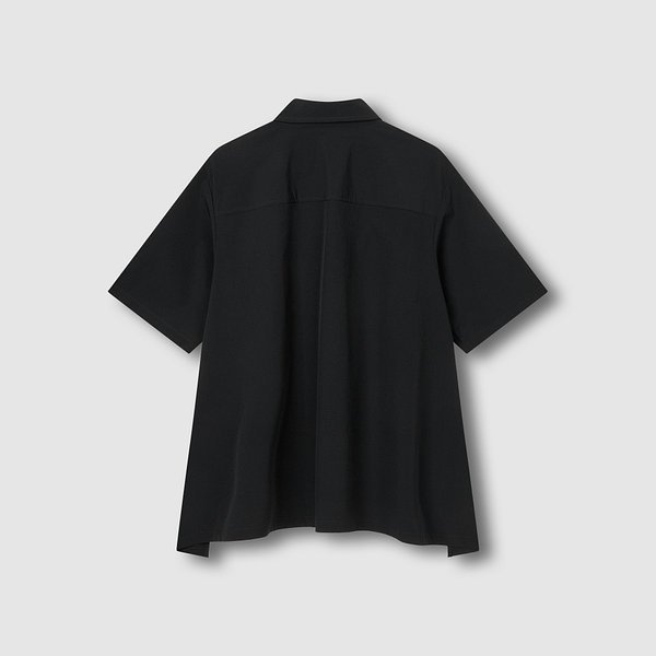 여 사각사각 루즈핏 반팔 셔츠 J116203545099