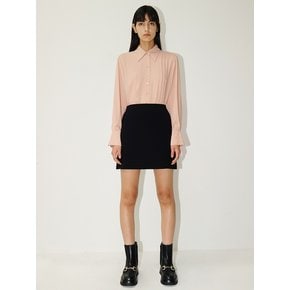 [Drama Signature] Pleated Silky Blouse