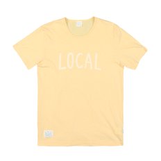 세컨드코너 2C 남성 그래픽 반팔 티셔츠. 남자 캠퍼 스트릿 순면 반팔티. Charms-Lemon
