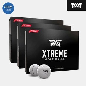 [3더즌 패키지] PXG 익스트림 프리미엄 골프볼[남여공용][화이트][3피스 36알]